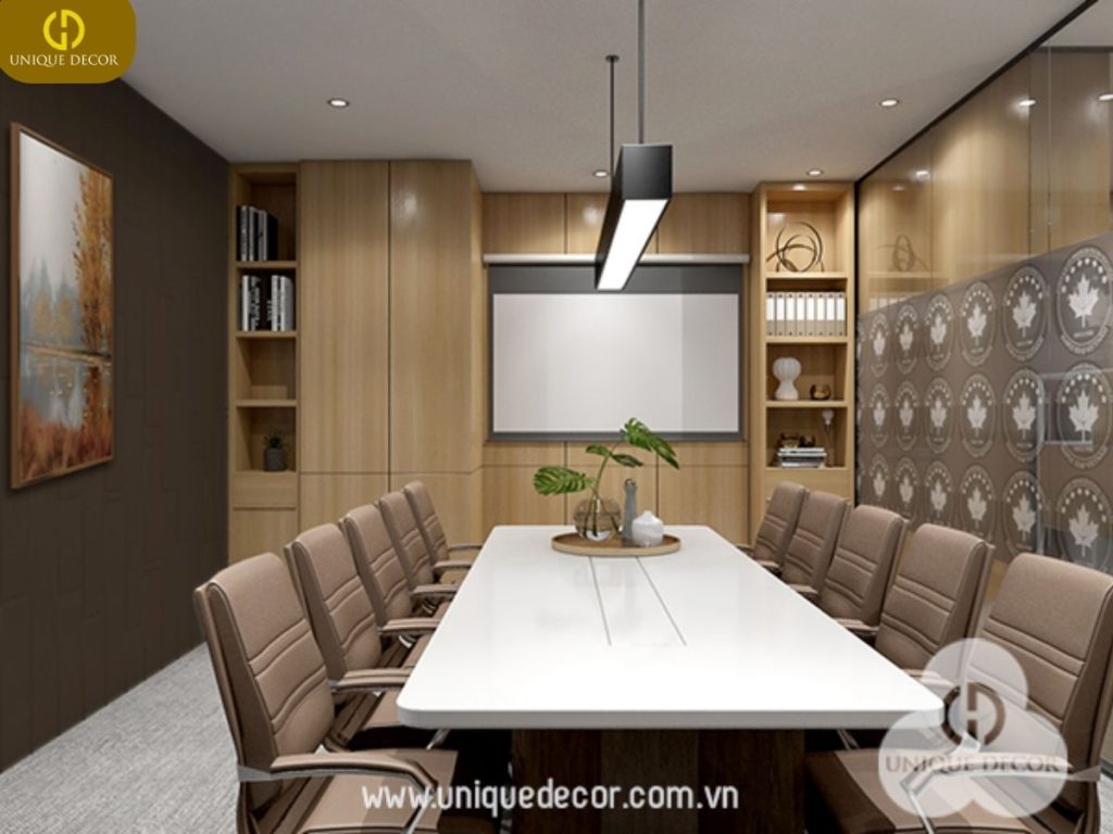 Bố trí nội thất văn phòng hợp lí ở Unique Decor