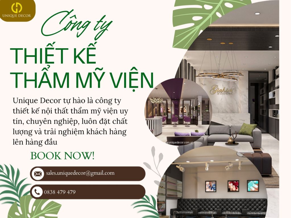 Thiết kế thẩm mỹ viện hiện đại