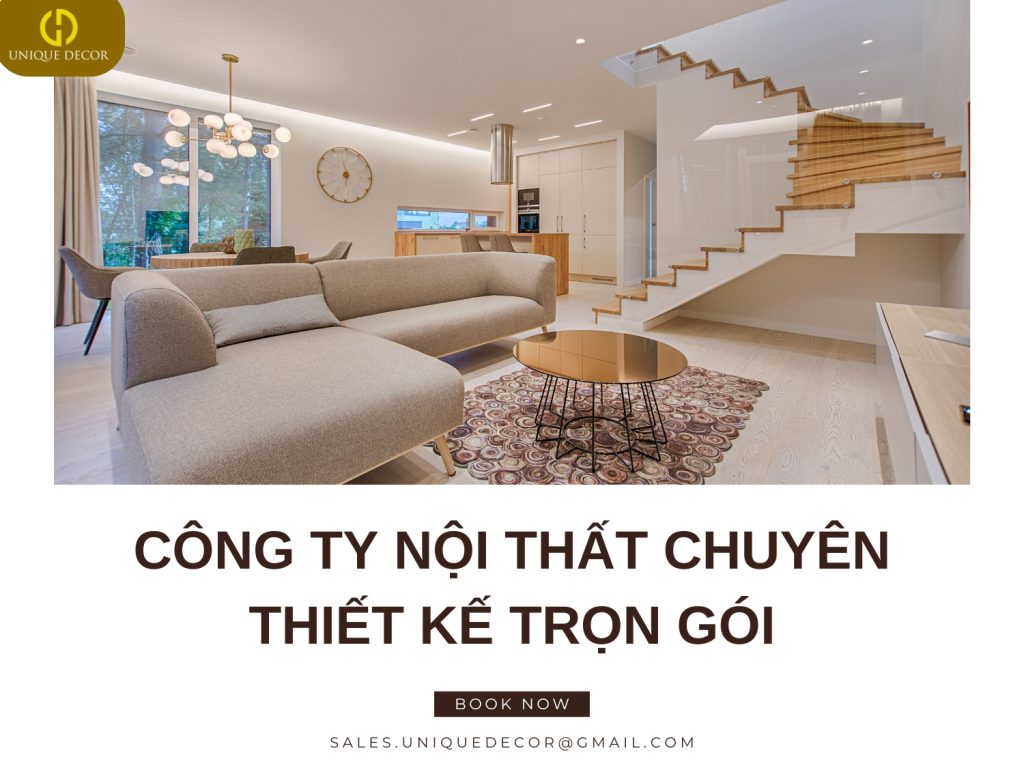 Công ty nội thất chuyên thiết kế trọn gói