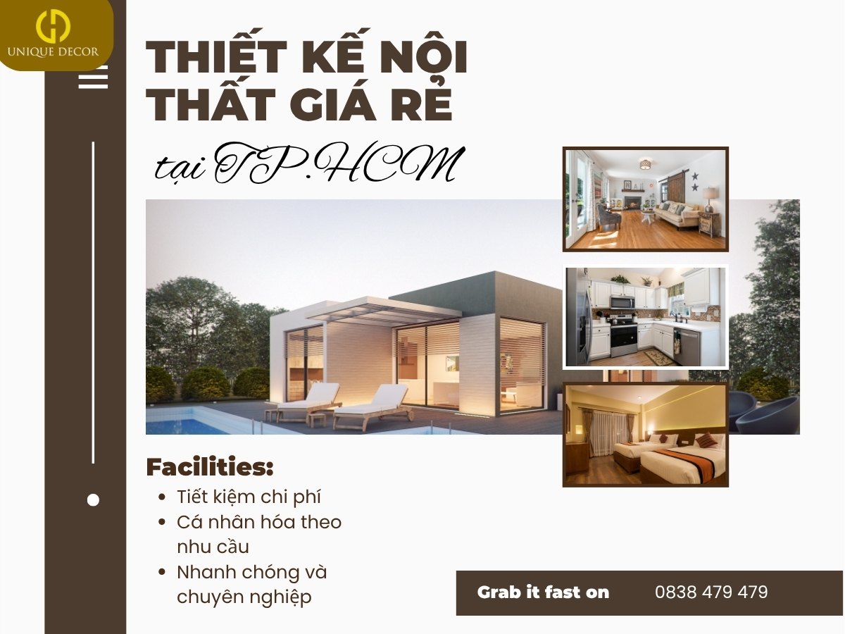 Thiết kế nội thất giá rẻ tại TP.HCM