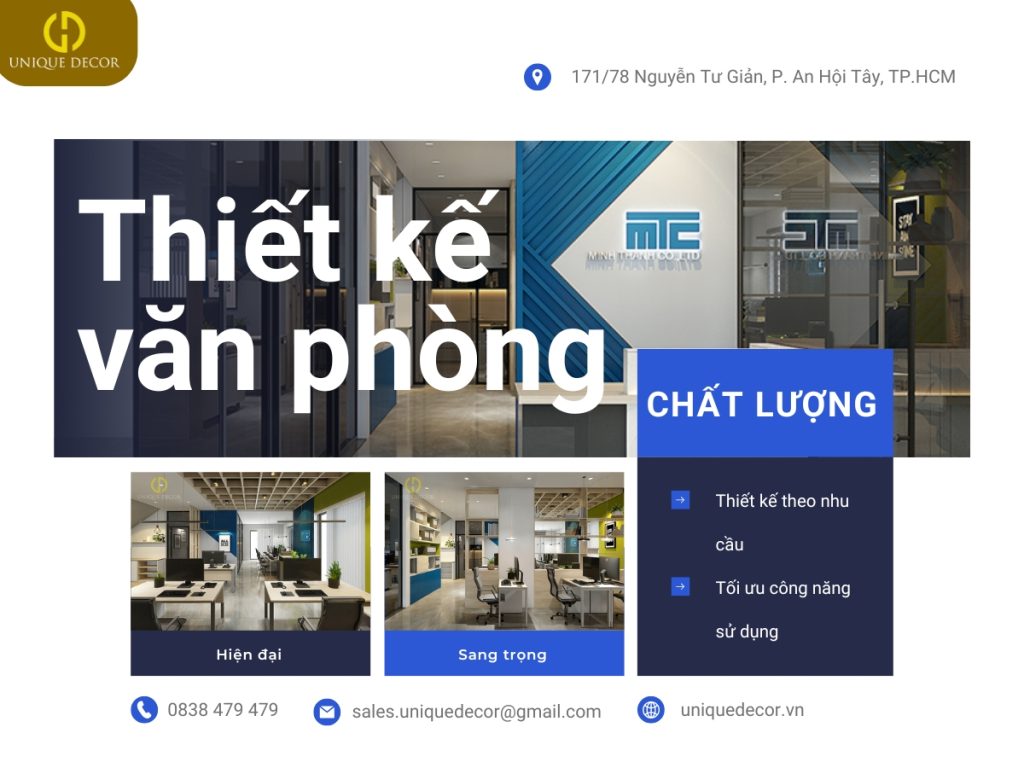 Thiết kế văn phòng tối giản