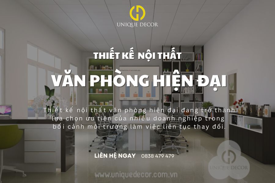 thiết kế nội thất văn phòng hiện đại