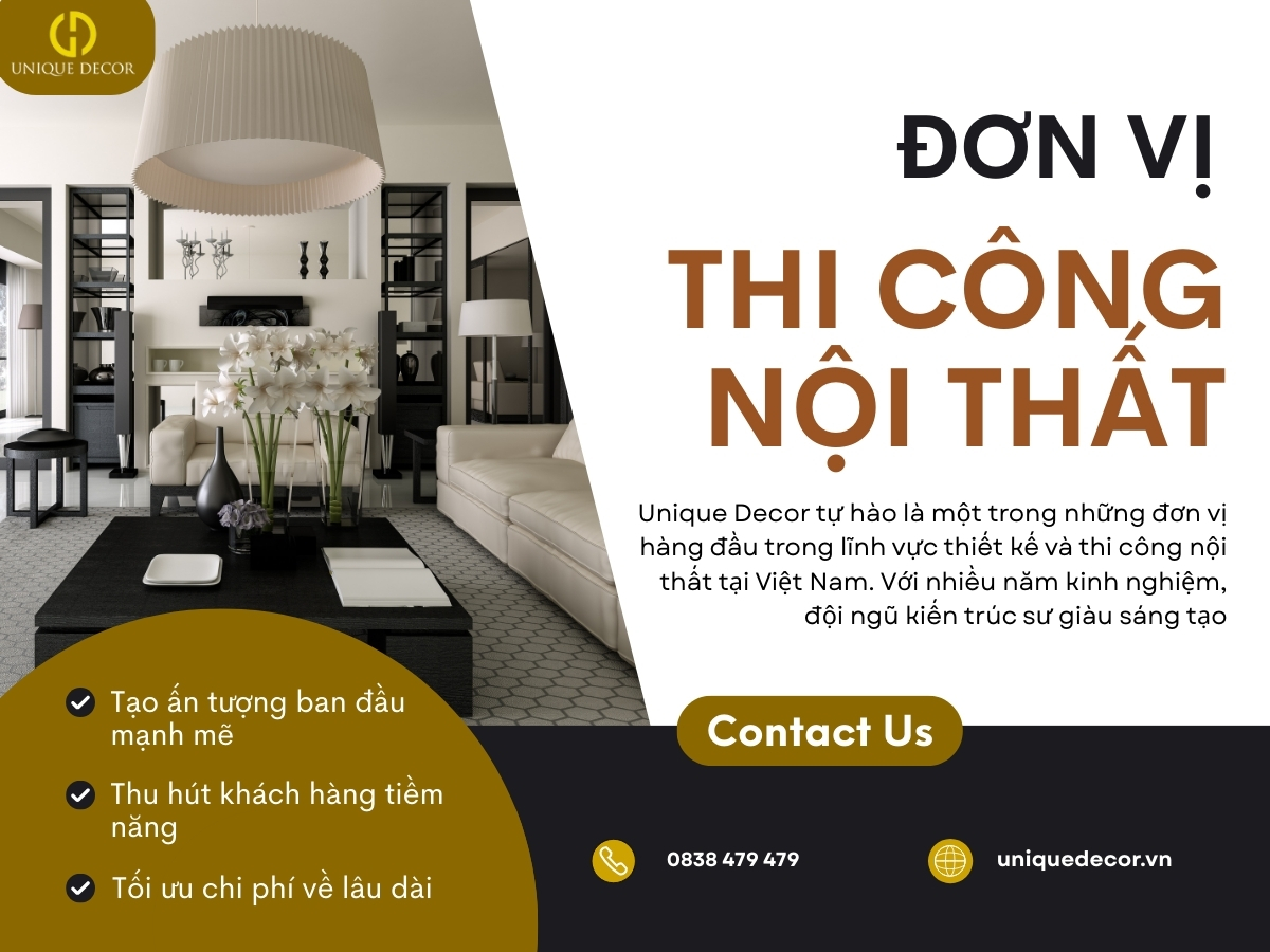 Đơn vị thi công nội thất