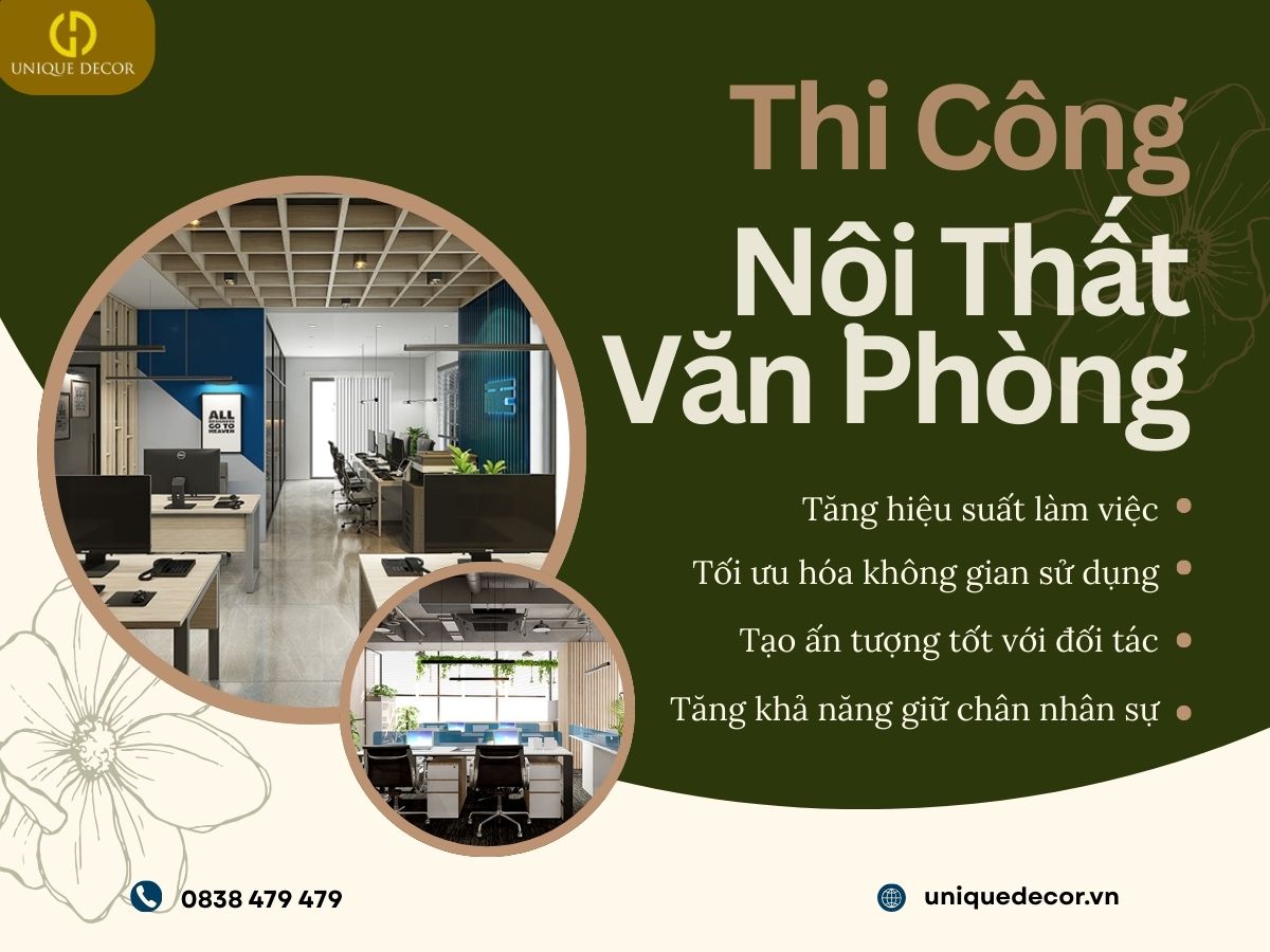 Thi công nội thất văn phòng tphcm 2026