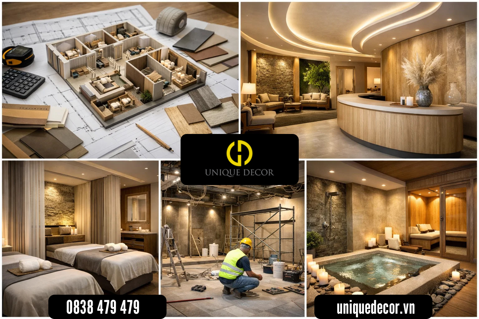 Chi phí đầu tư thiết kế spa