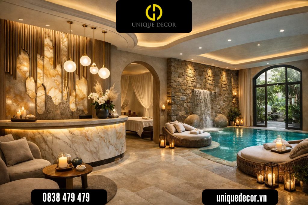 Đơn vị thiết kế spa được nhiều người tin chọn