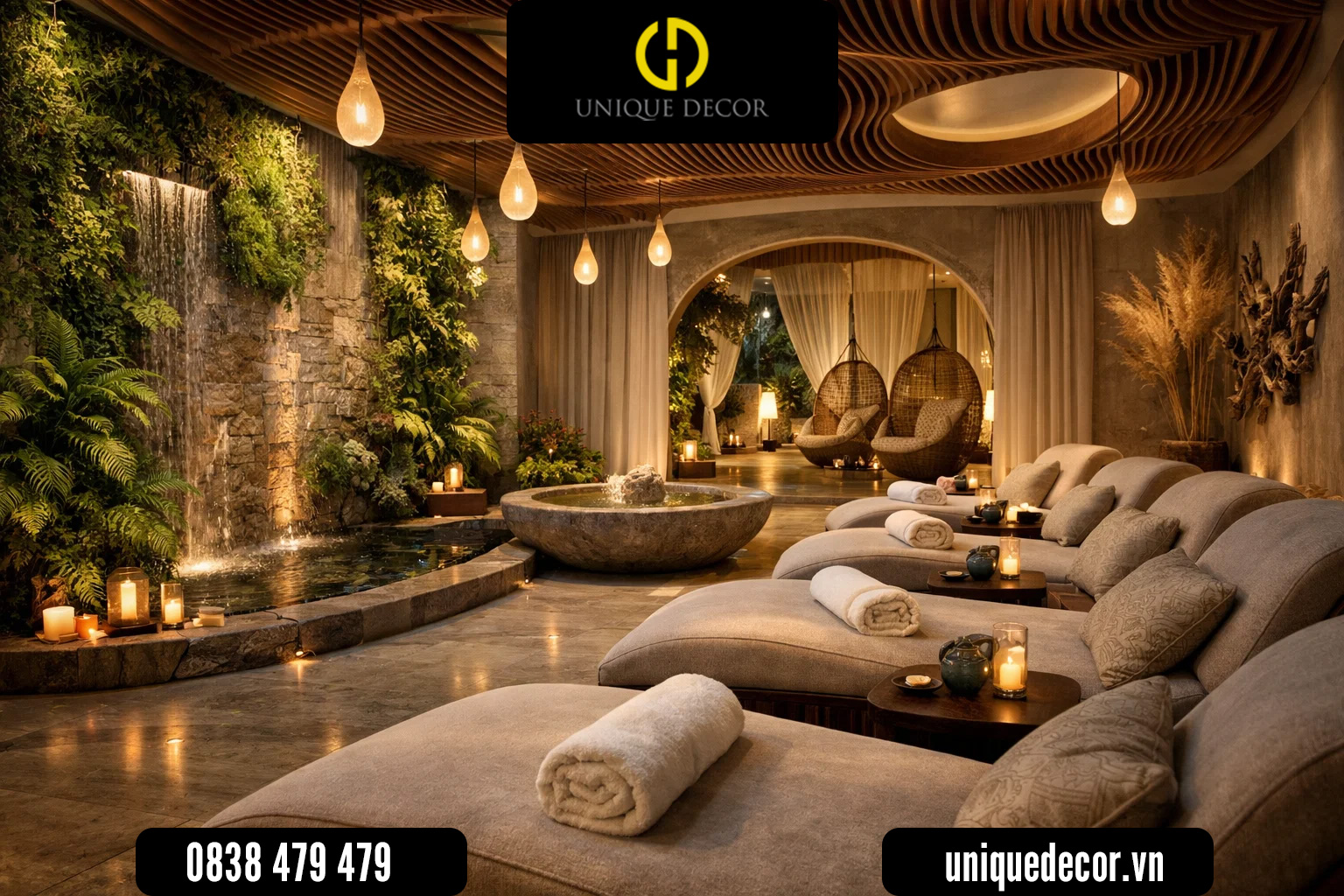 Khu vực thư giãn spa