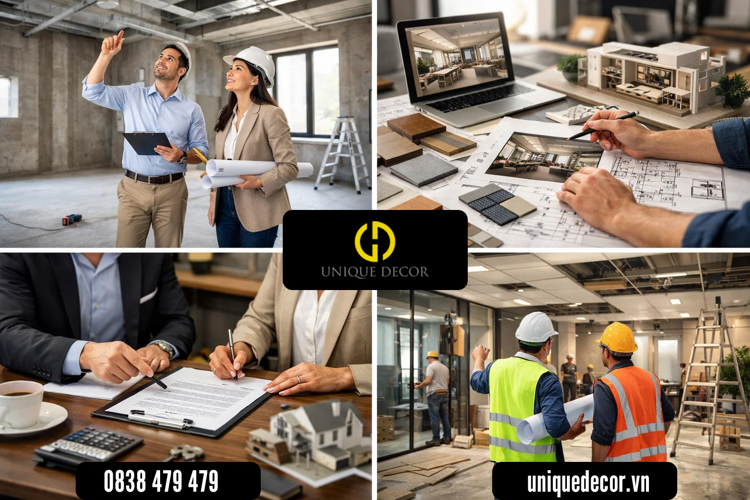 Quy trình thiết kế thi công nội thất văn phòng