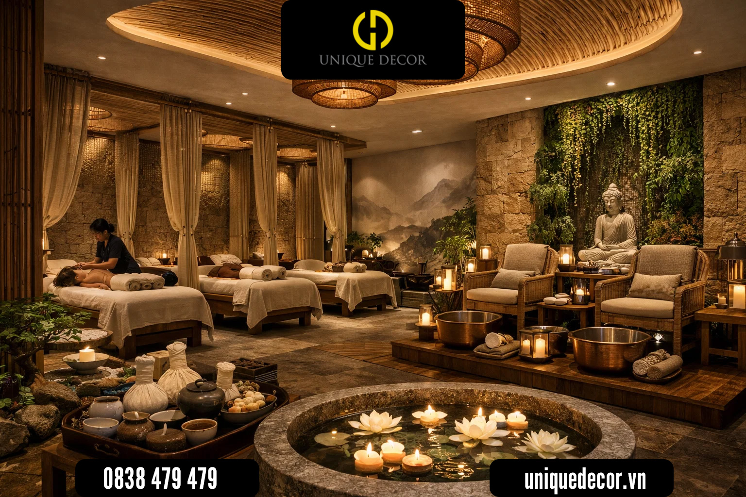 Thiết kế spa dưỡng sinh