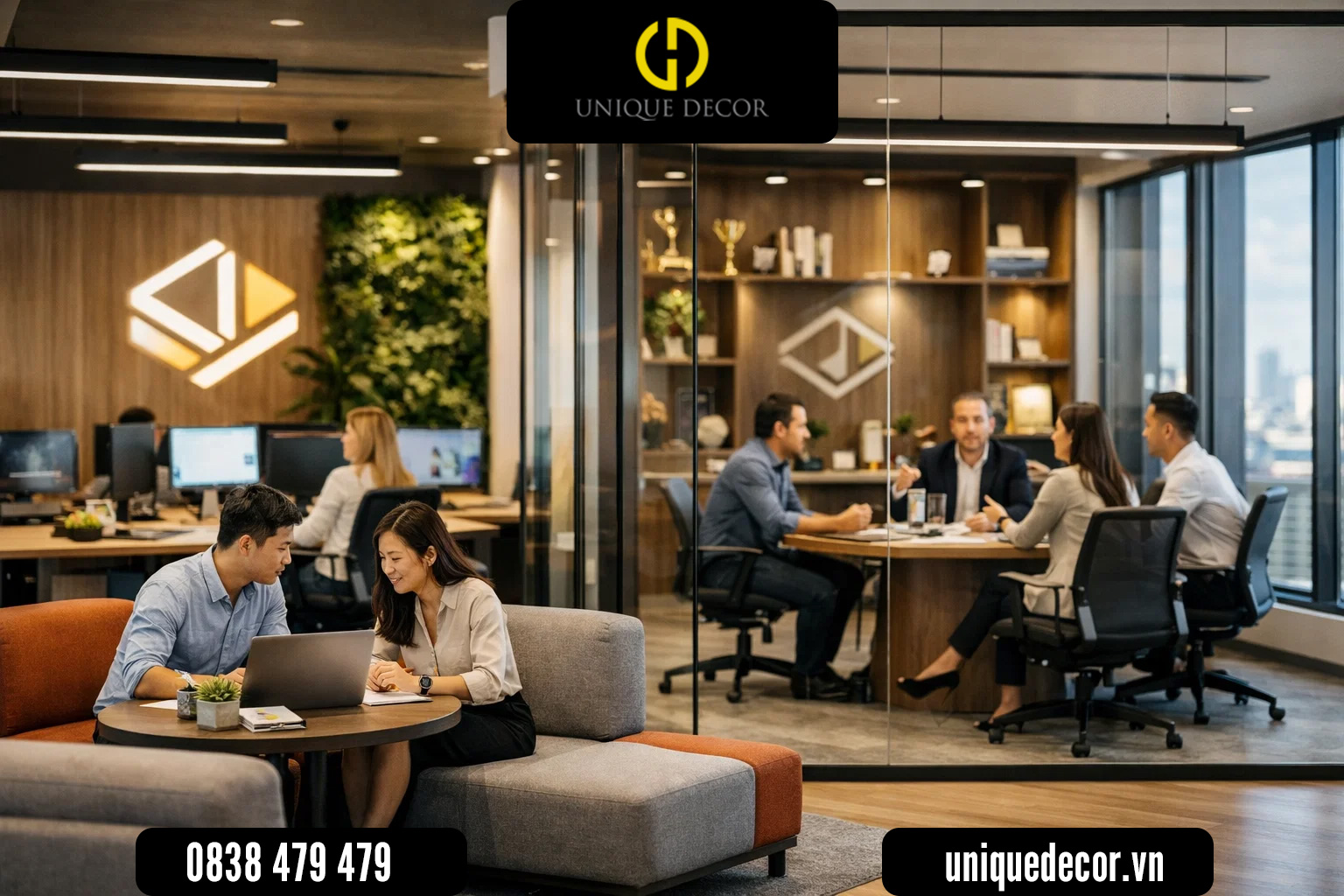 Chiến lược thiết kế nội thất văn phòng tối ưu hiệu suất và bản sắc doanh nghiệp