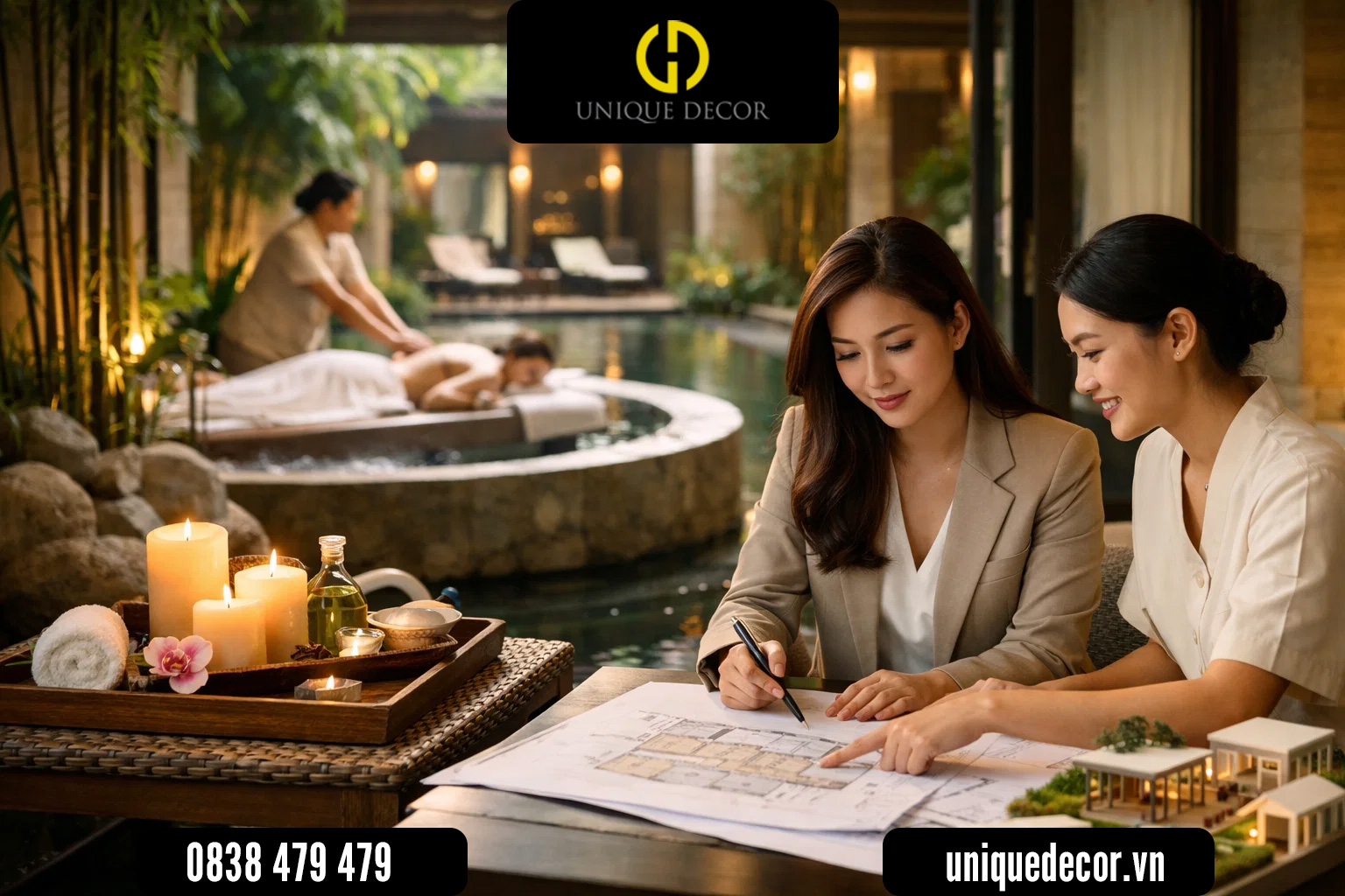 Đầu tư vào không gian spa là đầu tư cho sự phát triển lâu dài