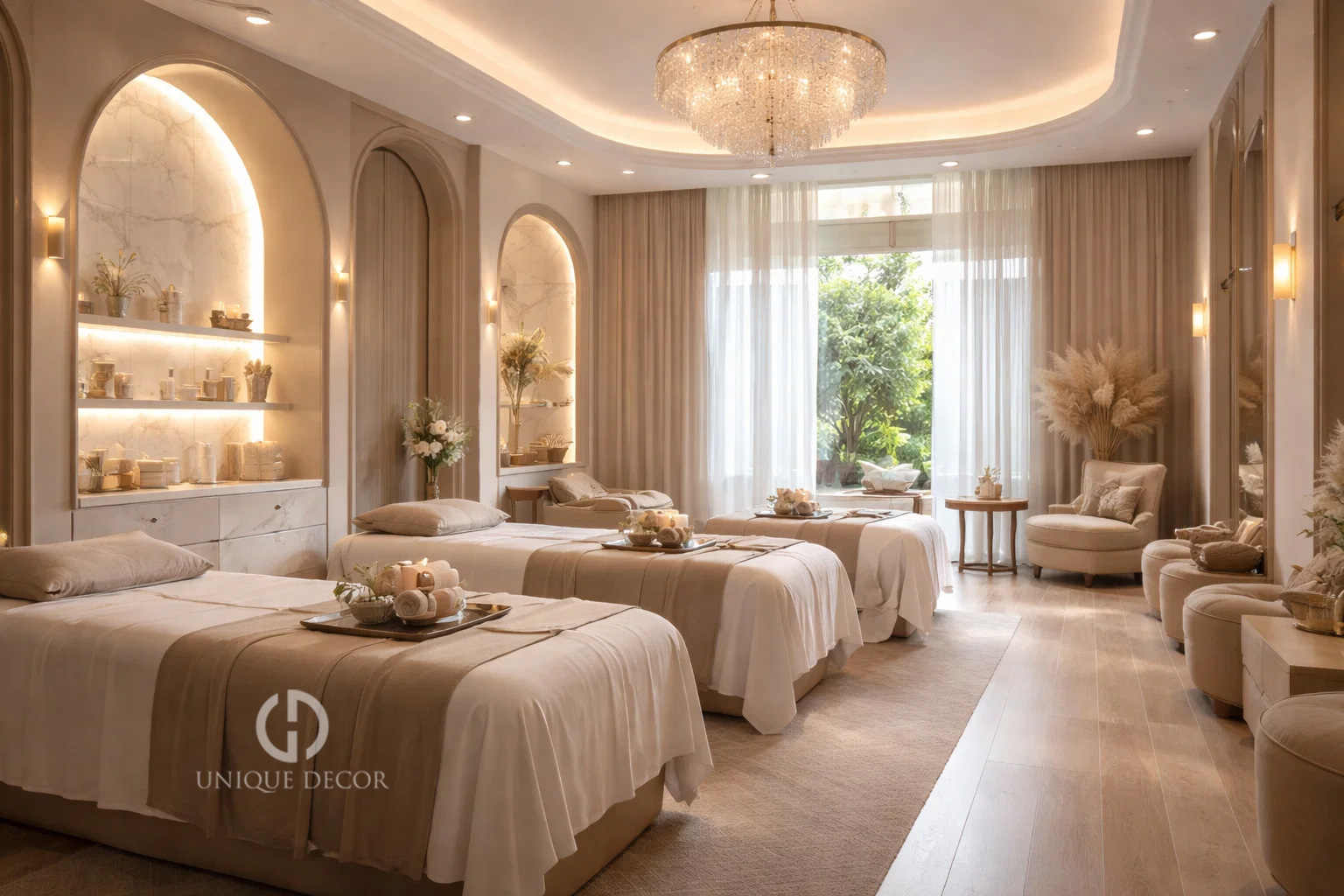 Tiêu chuẩn vàng trong thiết kế nội thất spa chuyên nghiệp hiện nay