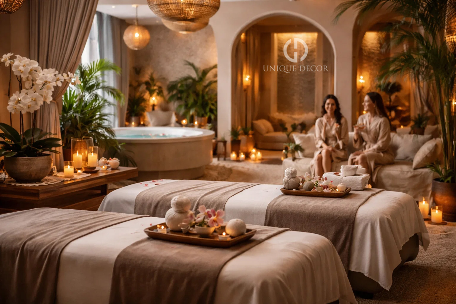 Unique Decor Đơn vị hiện thực hóa những bản vẽ spa đẳng cấp
