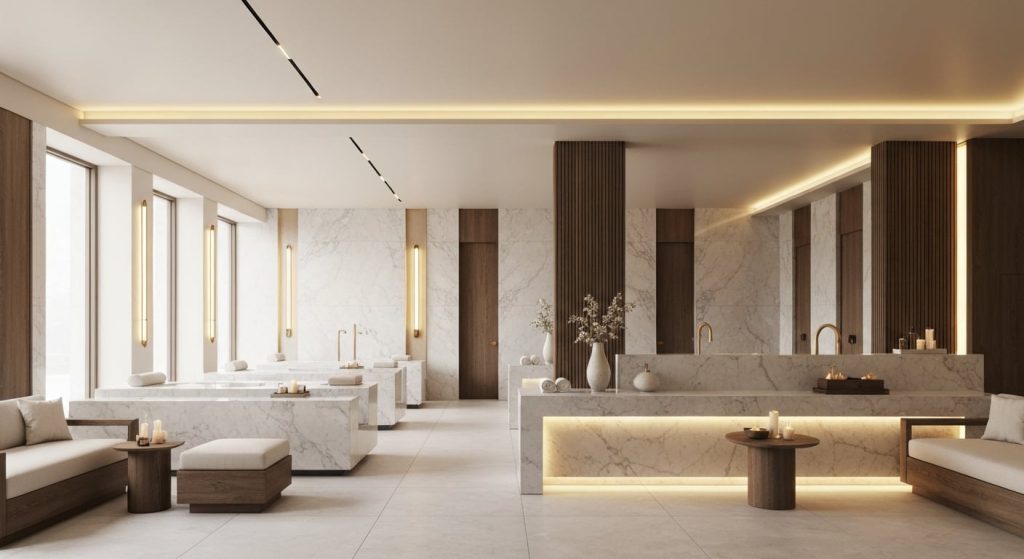 Bí quyết thiết kế nội thất spa hiện đại giúp thu hút khách hàng cao cấp tại TPHCM