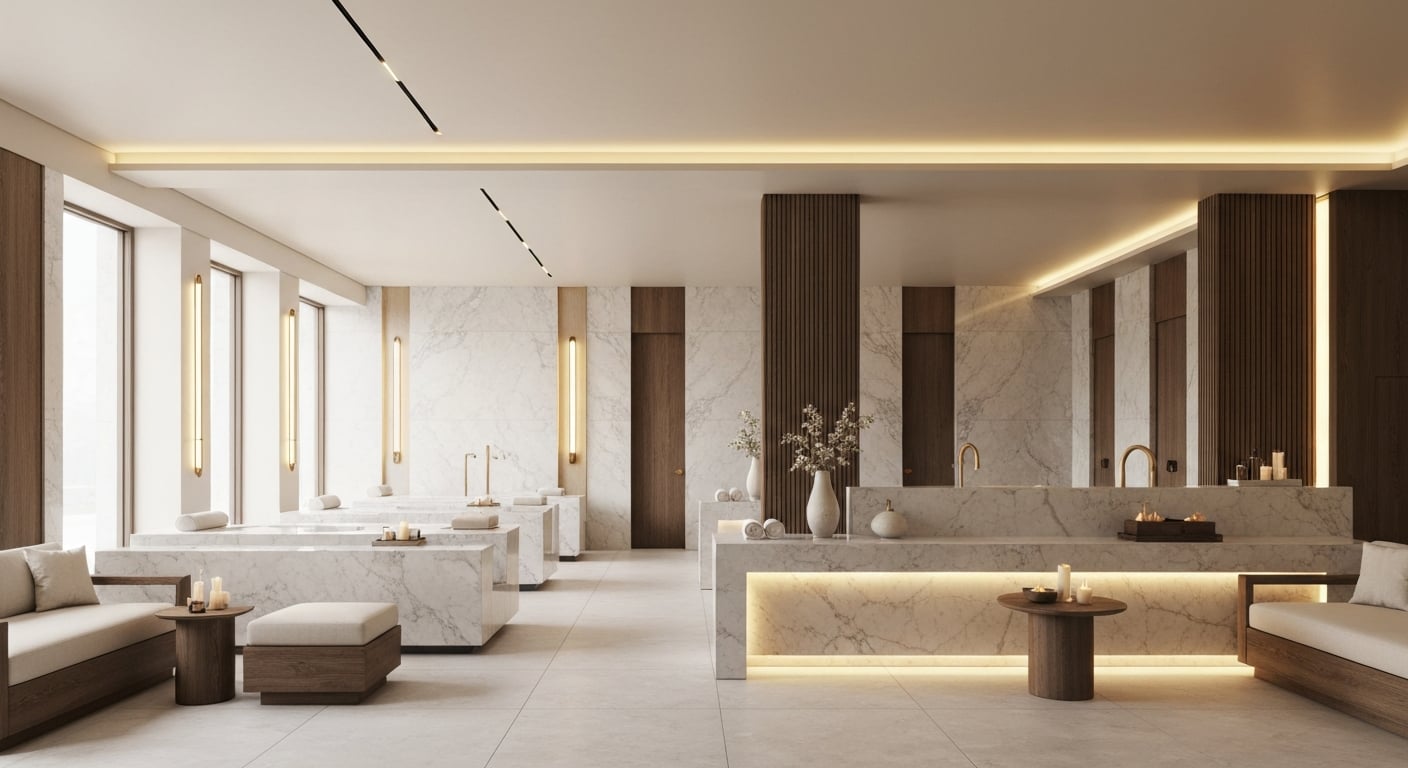 Bí quyết thiết kế nội thất spa hiện đại giúp thu hút khách hàng cao cấp tại TPHCM