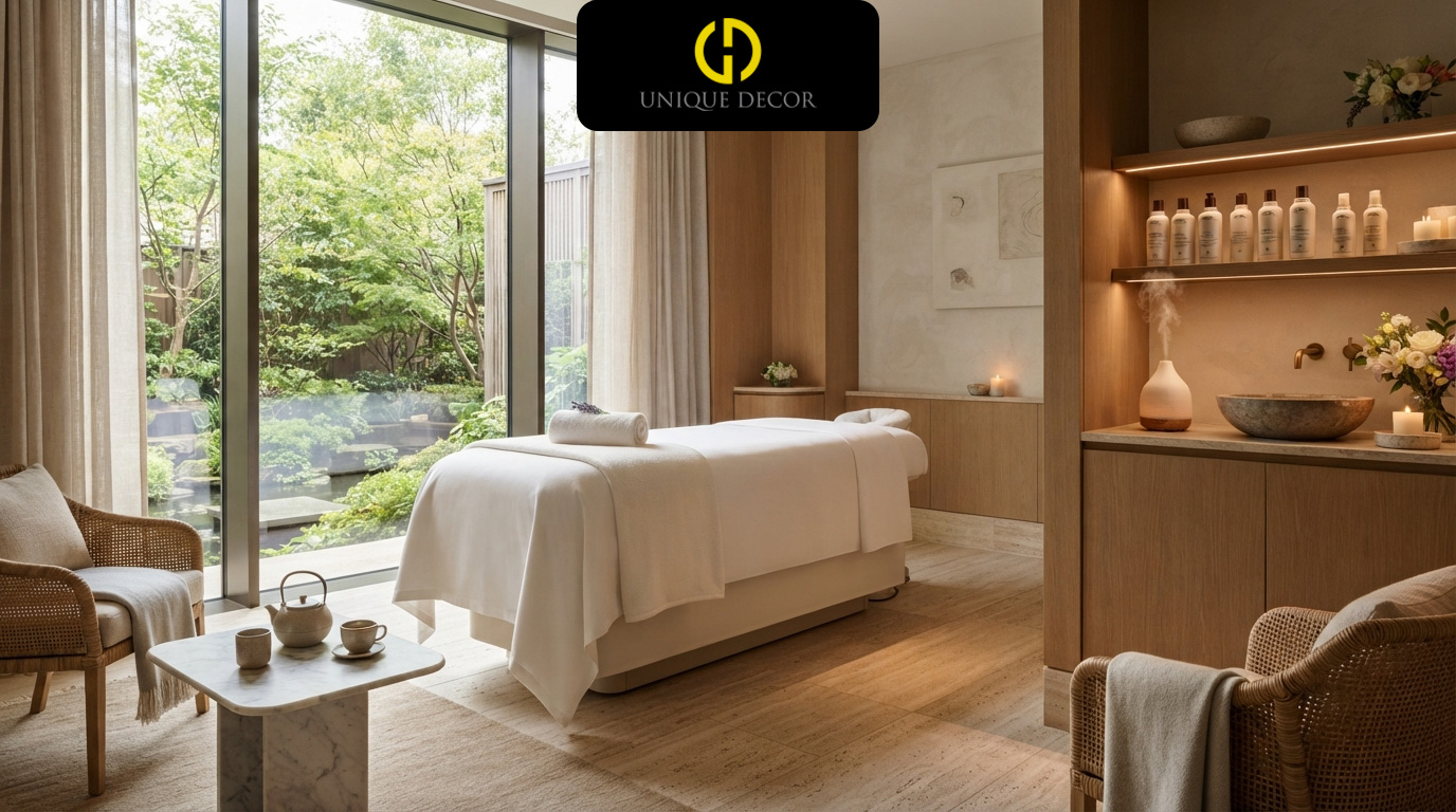 Kiến Tạo Không Gian Thư Giãn Đẳng Cấp Cùng Dịch Vụ Thiết Kế Nội Thất Spa Chuyên Nghiệp